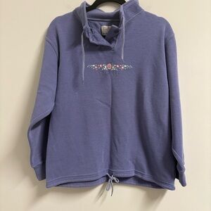 Vintage Cuffys Natural Series Cape Cod Purple Sweater Woman’s Medium